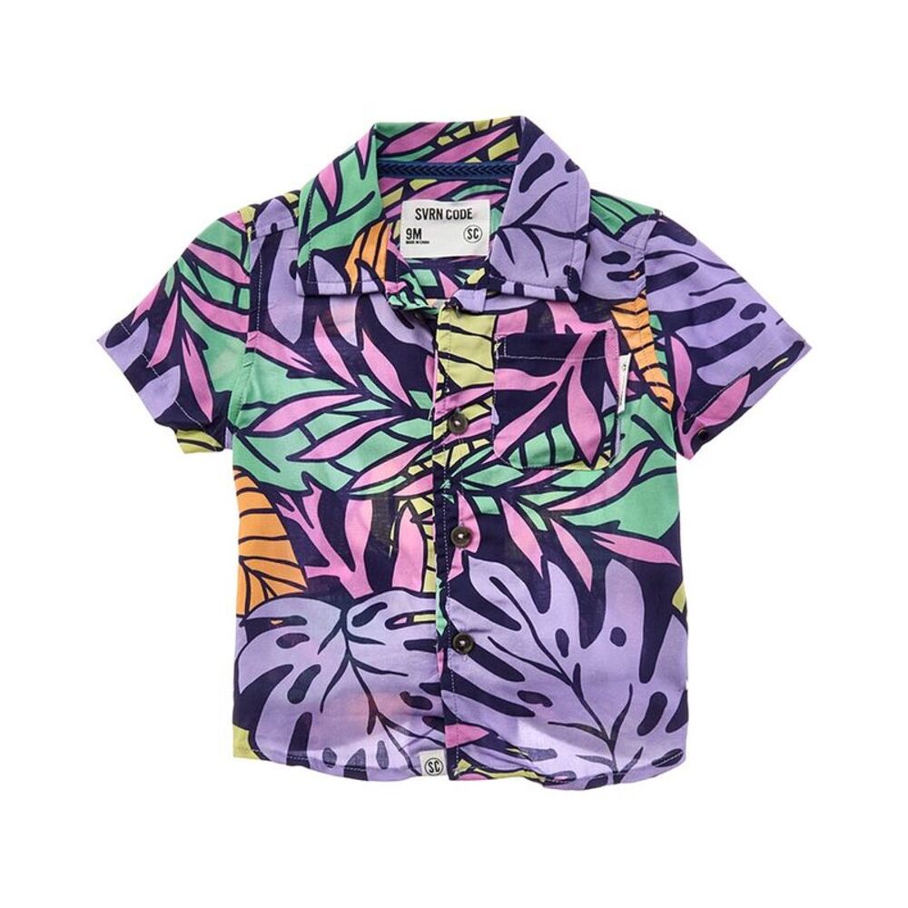 Sovereign Code Lagoon Printed Shirt, Purple